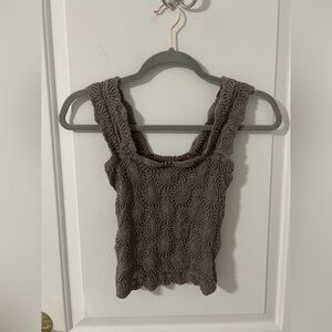 Brown Free People Top
